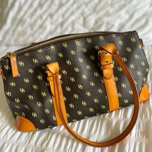 Dooney and Burke leather purse with registration